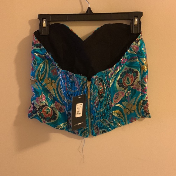 Turquoise corset - Picture 2 of 2